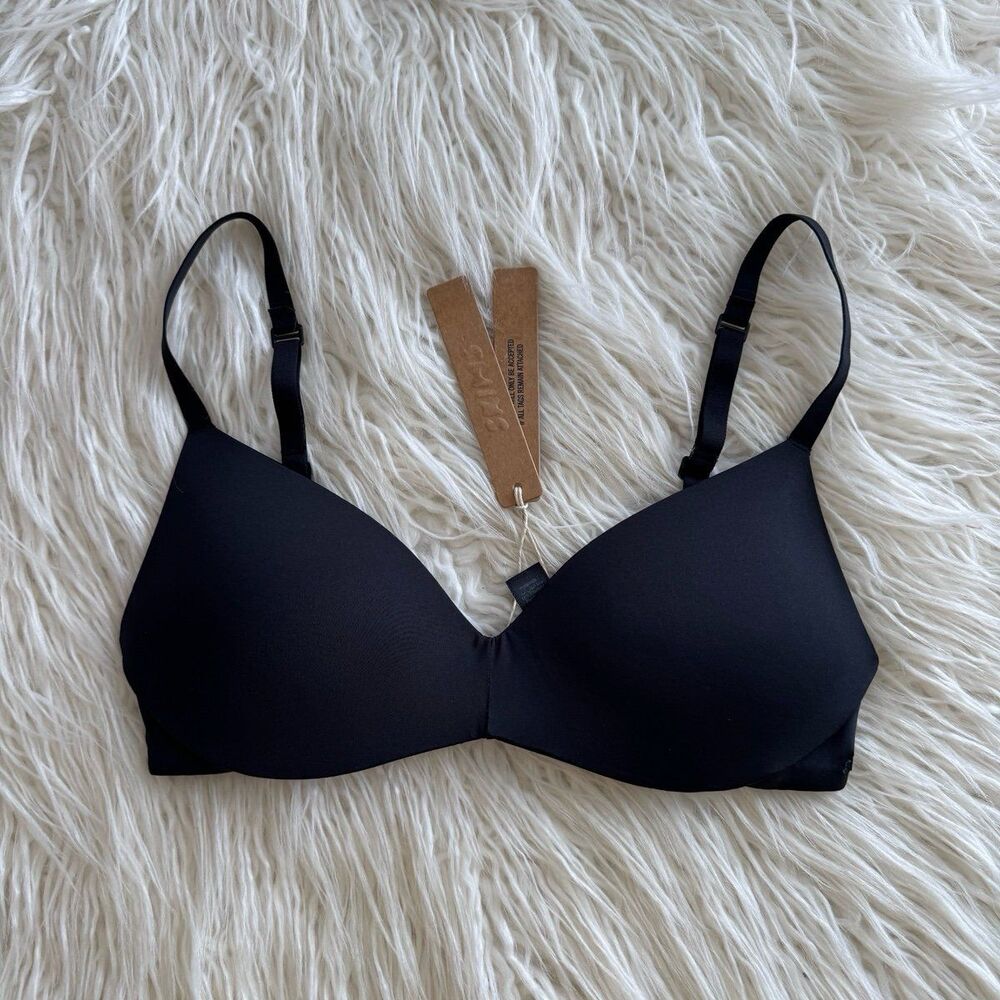 Everyday Black T-Shirt Bra - Comfortable Smooth Support